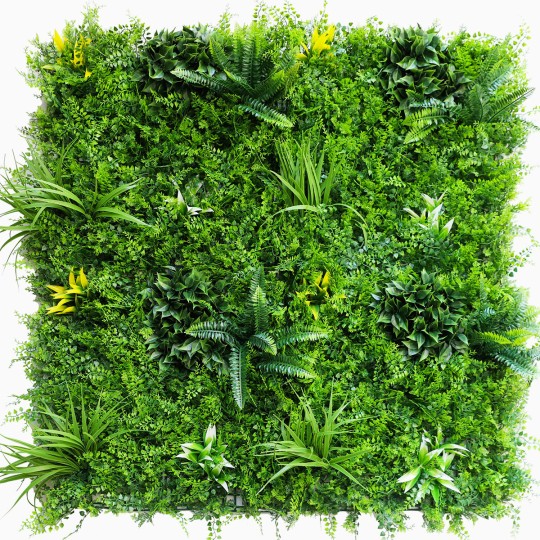 Mur Vegetal Artificiel Fougère Dense au M²