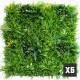 Mur Vegetal Artificiel Fougère Dense au M²