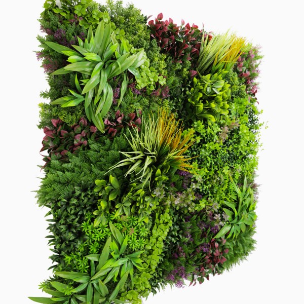 Mur vegetal artificiel brise vue Wood Colors